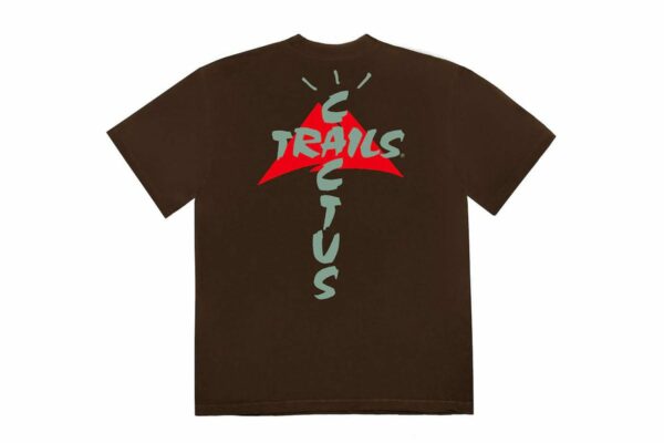 TRAVIS SCOTT CJ TRAILS ASSN T-SHIRT BROWN