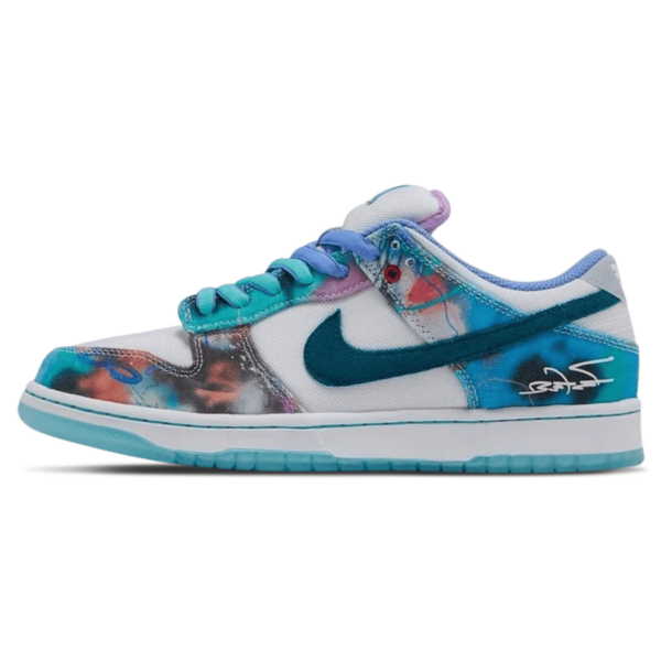 Futura Laboratories x Nike Dunk SB Low 'Bleached Aqua'