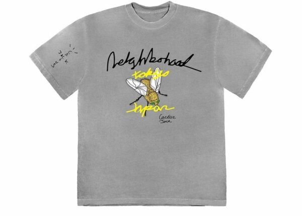 TRAVIS SCOTT X NEIGHBORHOOD T-SHIRT GREY