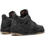 Jordan 4 Levis Black