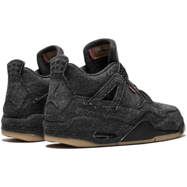 Jordan 4 Levis Black