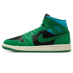 Jordan1 Mid Wmns 'Lucky Green Aquatone'