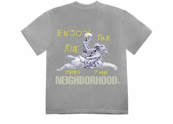 TRAVIS SCOTT X NEIGHBORHOOD T-SHIRT GREY