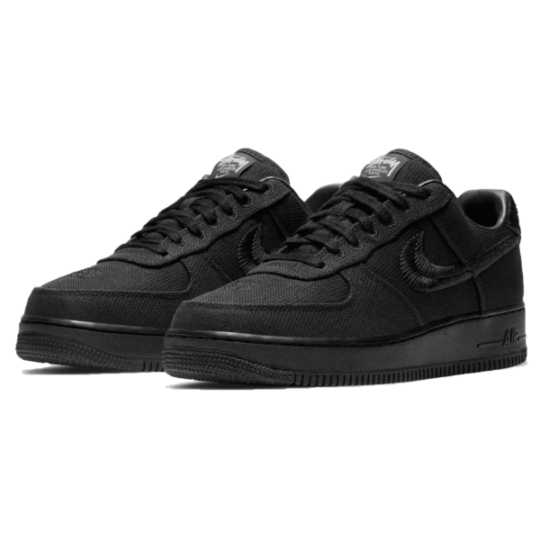 Stussy x Nike Air Force 1 Low 'Triple Black'