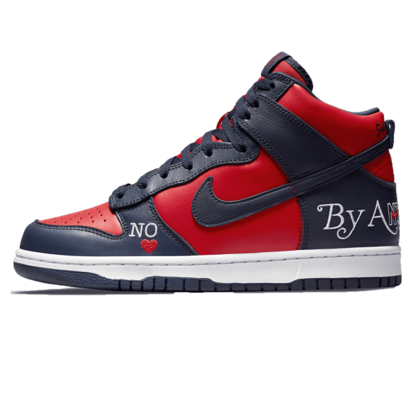 Dunk High SB 'By Any Means - Red Navy'