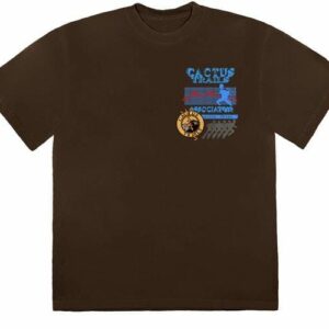 TRAVIS SCOTT CJ TRAILS ASSN T-SHIRT BROWN