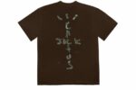 TRAVIS SCOTT MOTHERBOARD LOGO III T-SHIRT BROWN