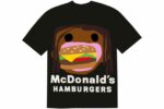 TRAVIS SCOTT X CPFM 4 CJ BURGER MOUTH T-SHIRT BLACK