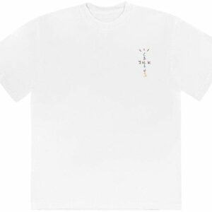 TRAVIS SCOTT X MCDONALD'S CJ SMILE T-SHIRT WHITE