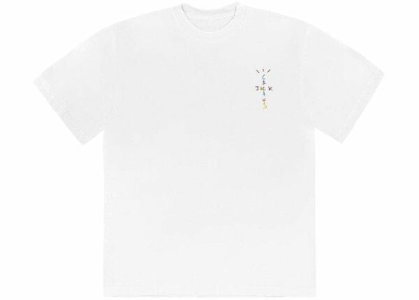 TRAVIS SCOTT X MCDONALD'S CJ SMILE T-SHIRT WHITE