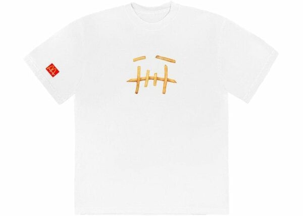 TRAVIS SCOTT X MCDONALD'S FRY T-SHIRT WHITE