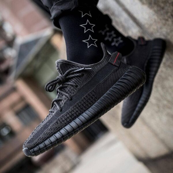 YZY Boost 350 V2 Static Black Non-Reflective