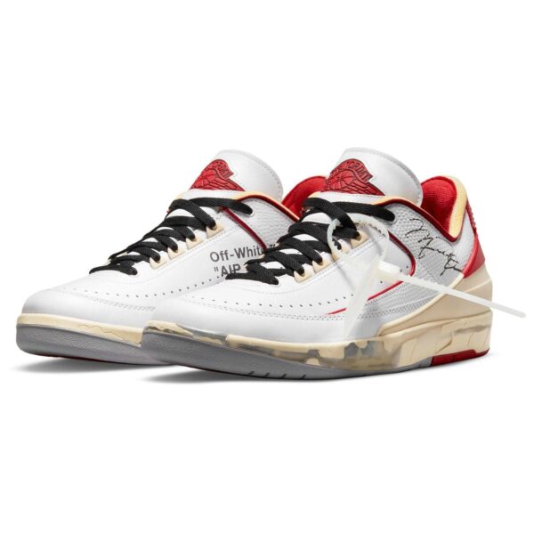 Off White Air Jordan 2 Retro Low SP 'White Varsity Red'