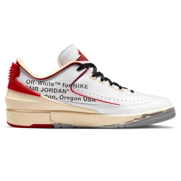 Off White Air Jordan 2 Retro Low SP 'White Varsity Red'