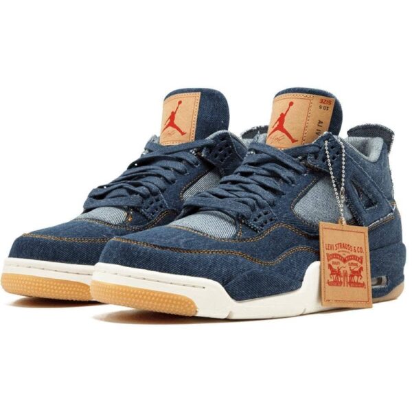 Levis x Jordan 4 Retro "Navy"