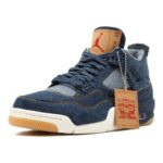 Levis x Jordan 4 Retro "Navy"