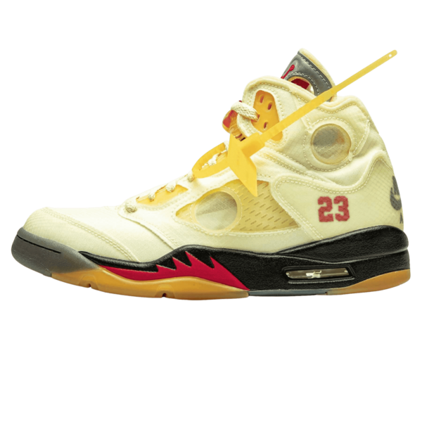 Off White Air Jordan 5  'Sail'