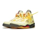 Off White Air Jordan 5  'Sail'