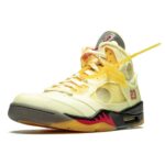 Off White Air Jordan 5  'Sail'