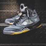 OFF-WHITE x Air Jordan 5 Retro SP 'Muslin'