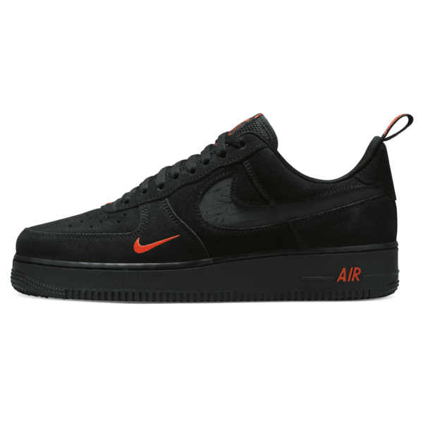 Nike Air Force 1 '07 LV8 'Multi-Swoosh - Black Crimson Reflective'