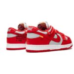 OFF-WHITE x Dunk Low 'University Red'