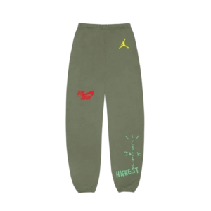 Travis Scott Jordan Cactus Jack Highest Sweatpant 'Olive'